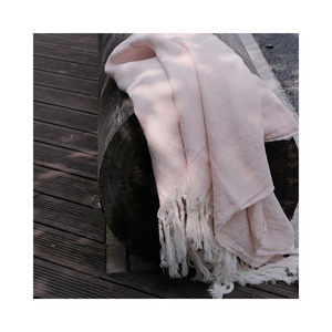 Linen throw blanket Crafted from 100% sustainably produced premium flax