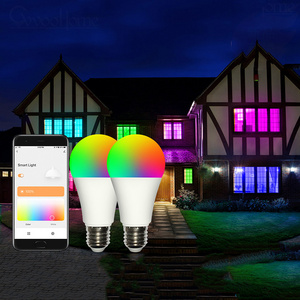 2pcs Dimmable RGBWW Color Changing App Control Smart Light Bulbs WiFi RGB Light Bluetooth LED Bulb For Bedroom Living Room