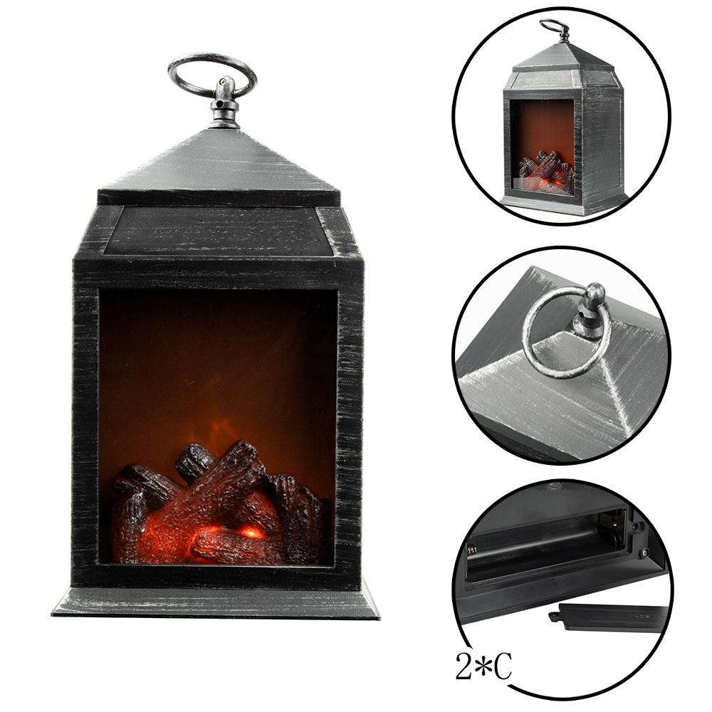 New product decoration flame hanging led candle battery operated mini lantern decor