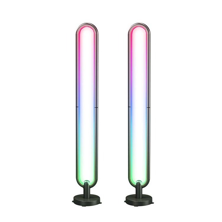 Modern Ambient Light Tuya Bluetooth U-shaped LED Standing Lights Designer Corner Floor Lamp For Bedroom Living Room