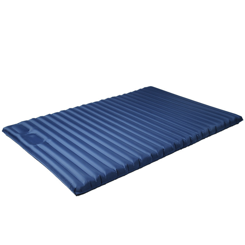 High Quality 1-2 Person Self Camping Inflating Foam Sleeping Mat with Pillow and Built-in Pump