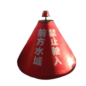 Customized marine floater buoy floating pontoon with float buoy light