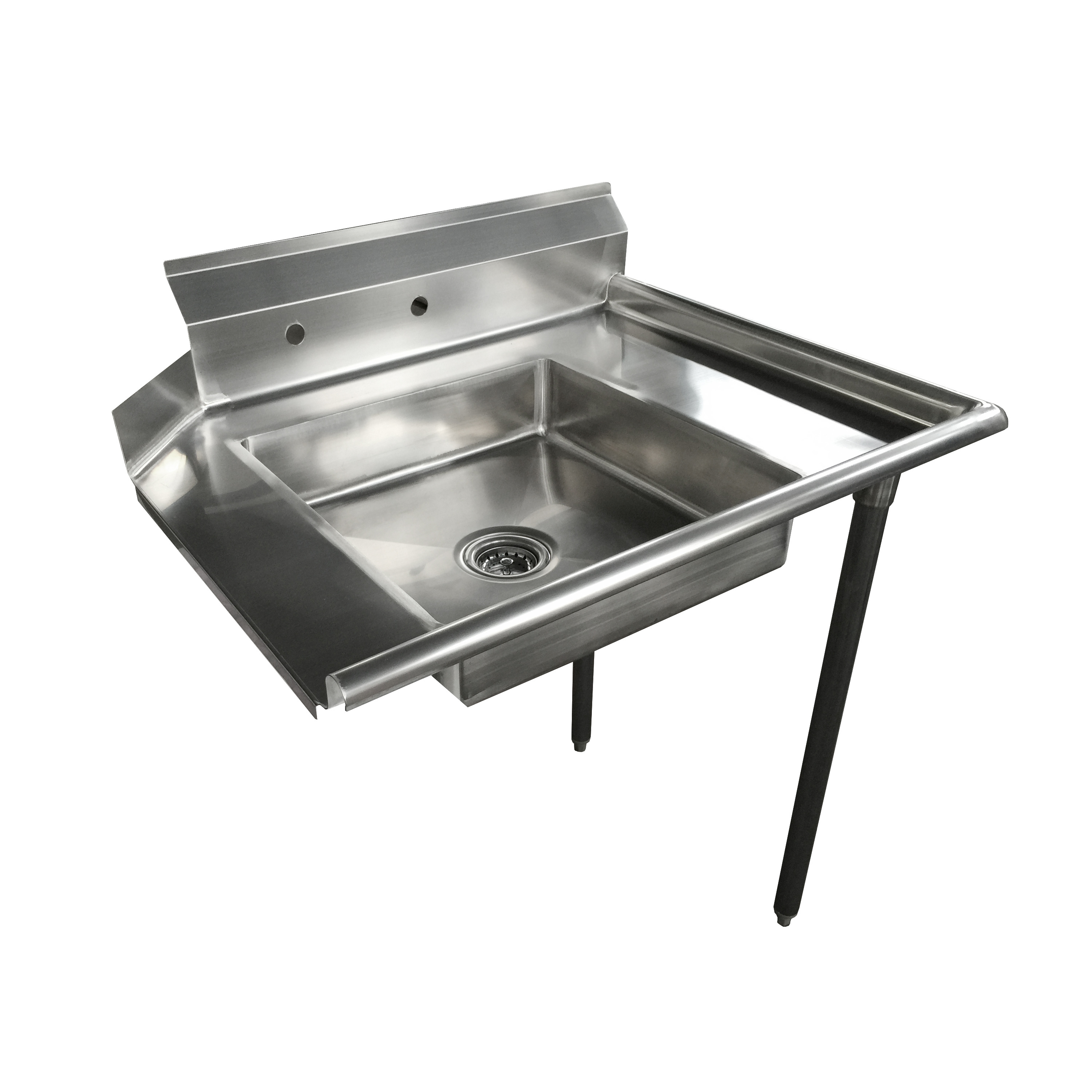 Jincheng Commercial workbench stainless steel kitchen table dishwasher Metal Dirty Dish Work bench