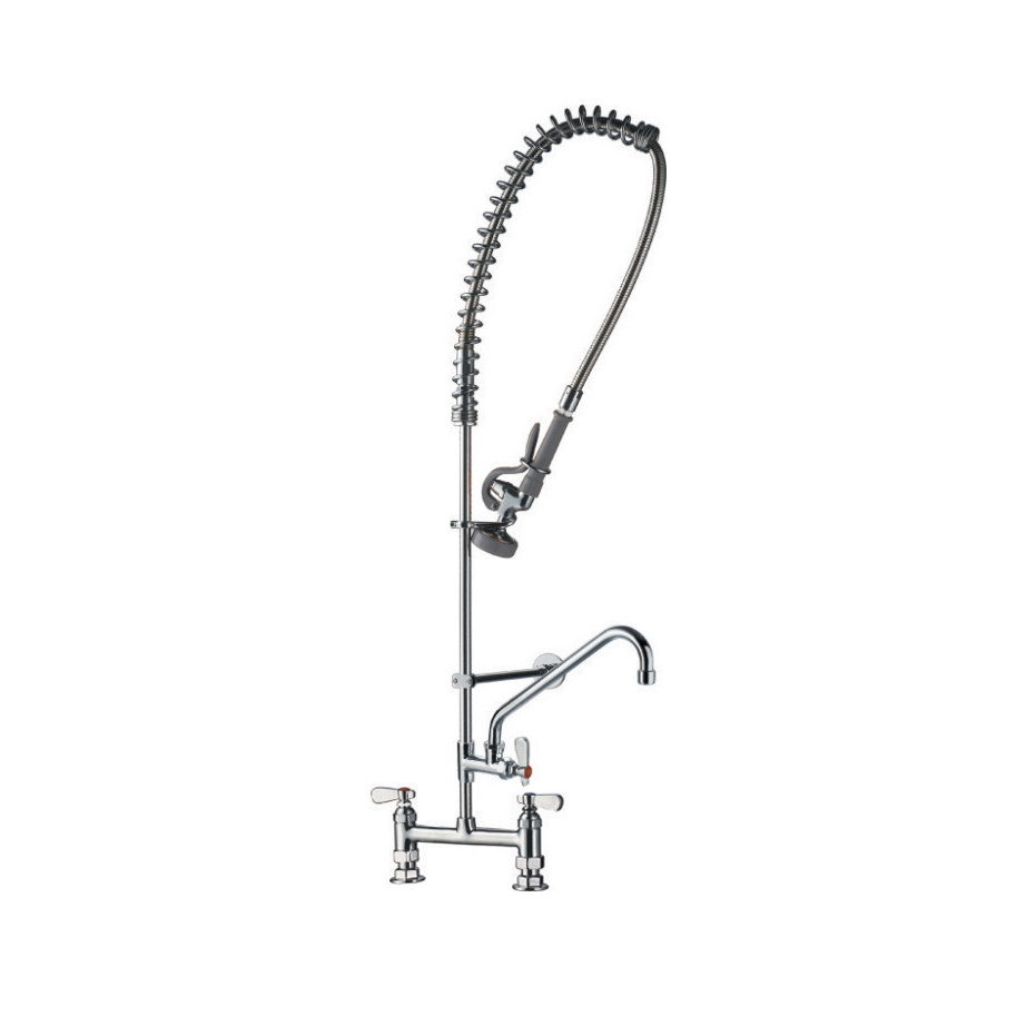 Wholesale new design pre-rinse faucet for commercial kitchen with flexible gooseneck kitchen sink faucet