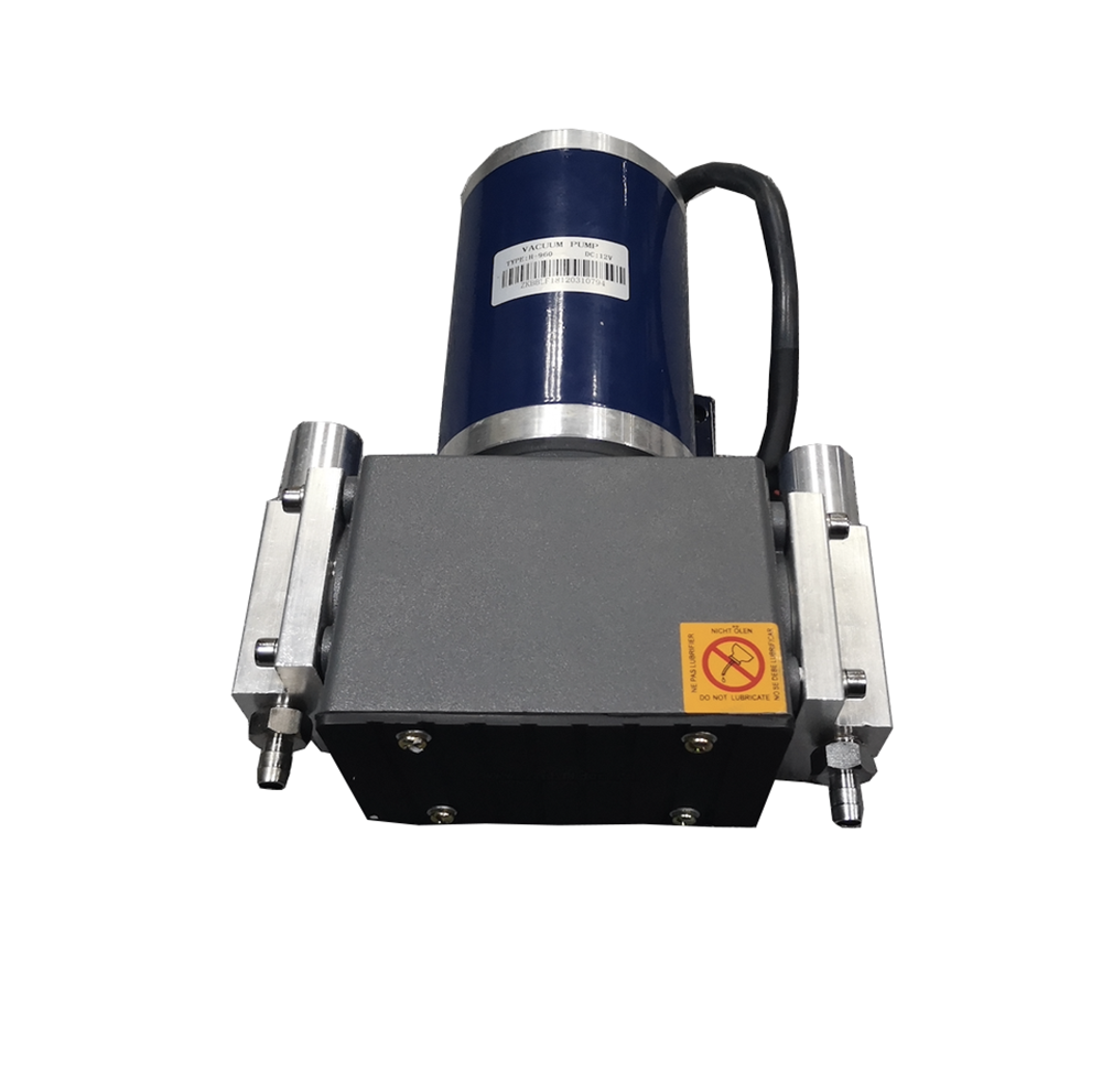 High quality 60 lpm brush pump mini dc piston vacuum pump DC 12 volt