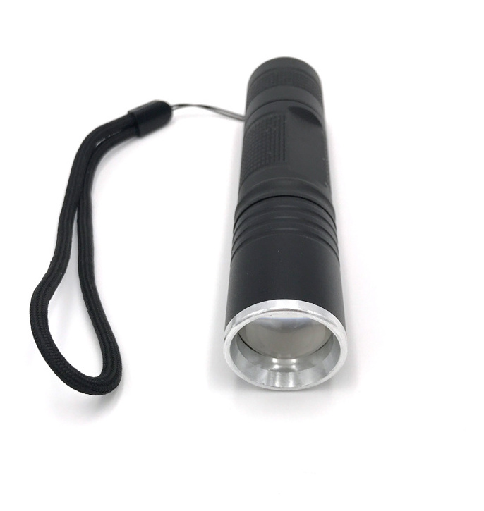 Super bright tactical 3w 300Lumens  high power zoomable usb rechargeable torch led flashlight