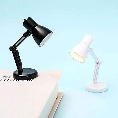 LED Folding Desk Lamp Creative Mini Children's Warm Color Eye Protection Student Reading Light Portable Clip Small Night Light