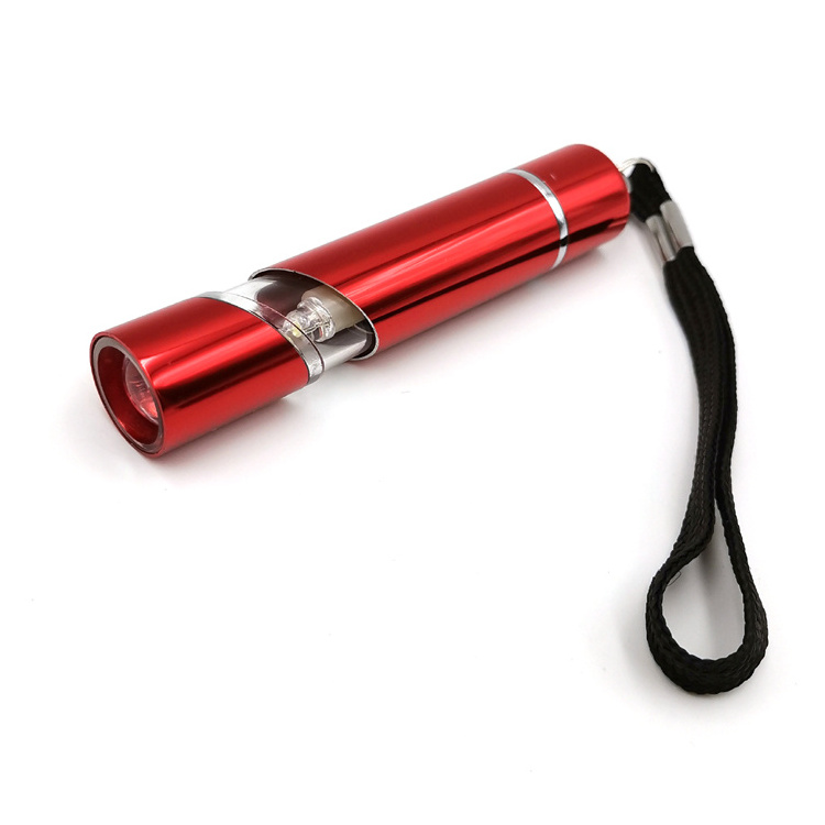 Best promotion small mini keyring torch telescopic tiny pocket flashlight