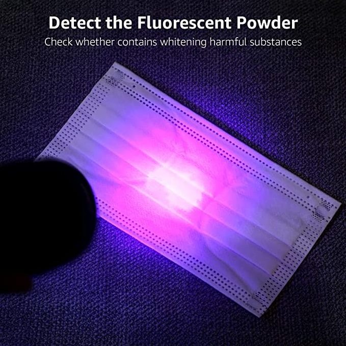 Outdoor 21 LED UV Black Light 395nm 3W Small UV Lights Ultra Violet Flashlight For Pet Urine Detector UV Torch Lights