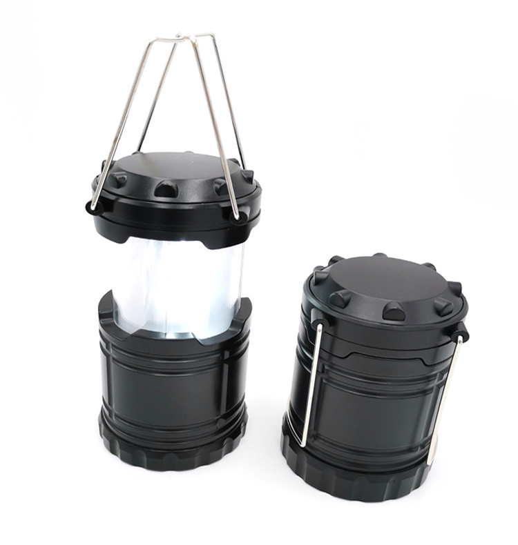 with 3 AAA Batteries Portable LED flame Camping Lantern camping light