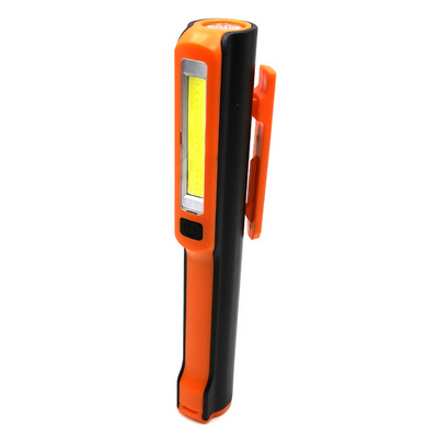 USB Rechargeable magnetic cob led work light torch 3watt PEN clip flashlight