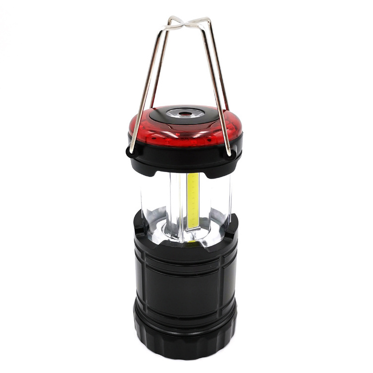 LOW MOQ Super Bright Portable Survival Lanterns 3w Led COB Outdoor LED Camping Lantern Camping Light with Hook