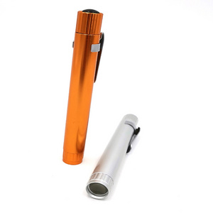 LED Medical Penlight torch LED Aluminum Pen Light Doctor Nurse Diagnostic pen flashlight