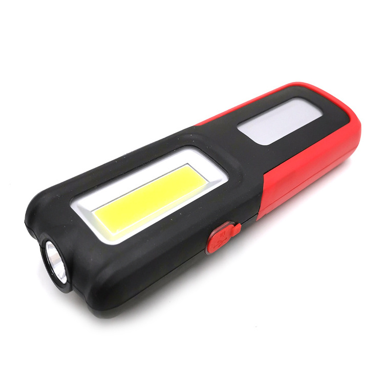 NEW Ultra Bright USB rechargeable COB LED Flashlight with magnet hook car repair Work light