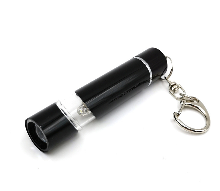 Best promotion small mini keyring torch telescopic tiny pocket flashlight