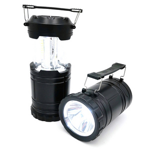 Dry Battery Powered Pop Up COB camping lantern LED Camping flashlight COB camping light