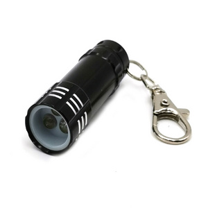 365nm flashlight 3led mini uv flashlight keychain