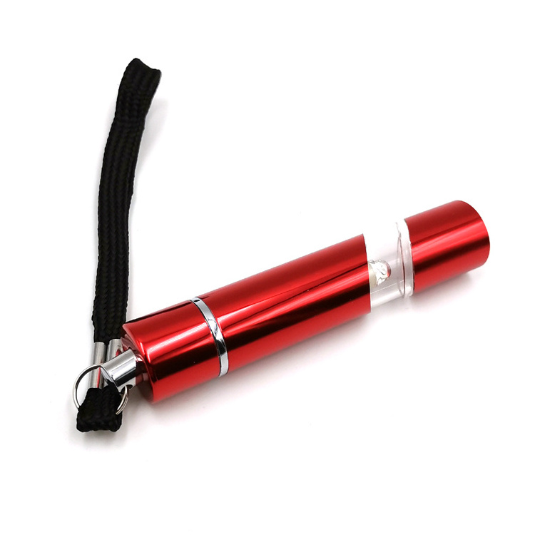 Best promotion small mini keyring torch telescopic tiny pocket flashlight