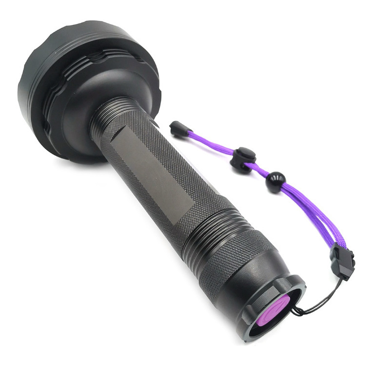 New Arrival Aluminium Black Light 395nm UV Wand 128 Led Scorpion UV Led Torch Handheld UV Flashlight