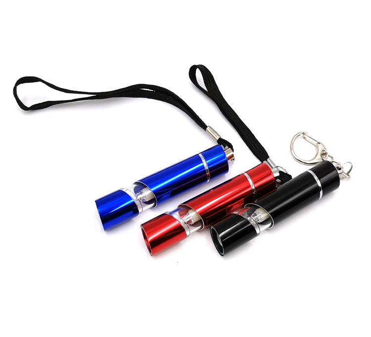 Best promotion small mini keyring torch telescopic tiny pocket flashlight