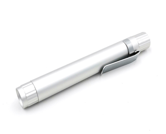 LED Medical Penlight torch LED Aluminum Pen Light Doctor Nurse Diagnostic pen flashlight