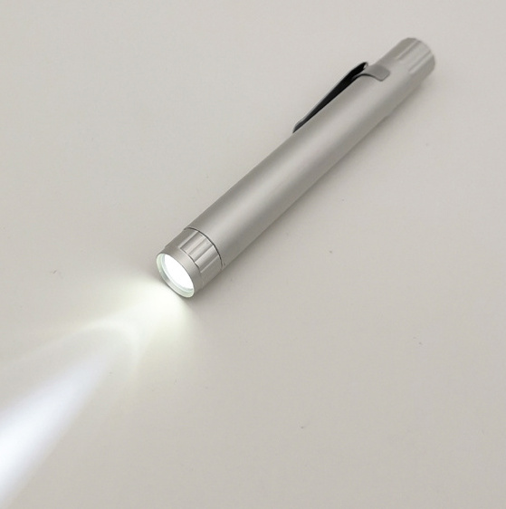 LED Medical Penlight torch LED Aluminum Pen Light Doctor Nurse Diagnostic pen flashlight