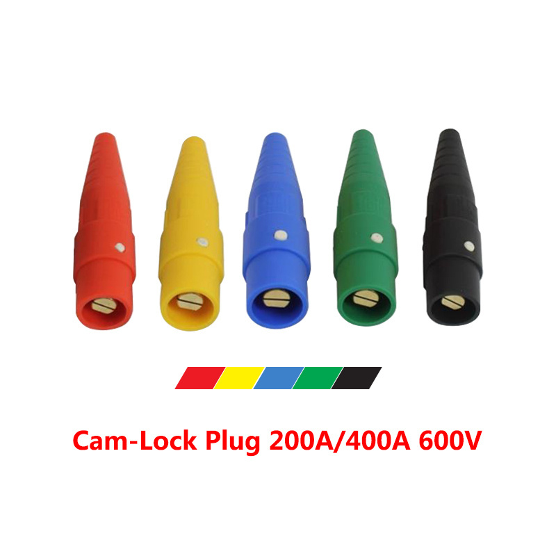 international standard cam-lock plug and connector 200A 400A 600V pure cooper male and female