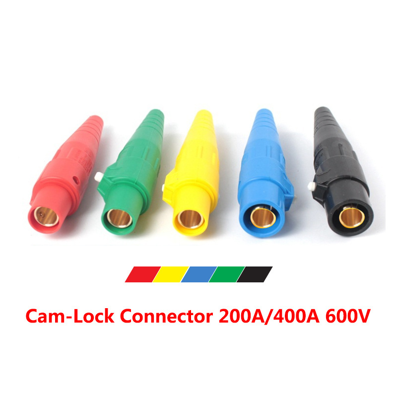 international standard cam-lock plug and connector 200A 400A 600V pure cooper male and female