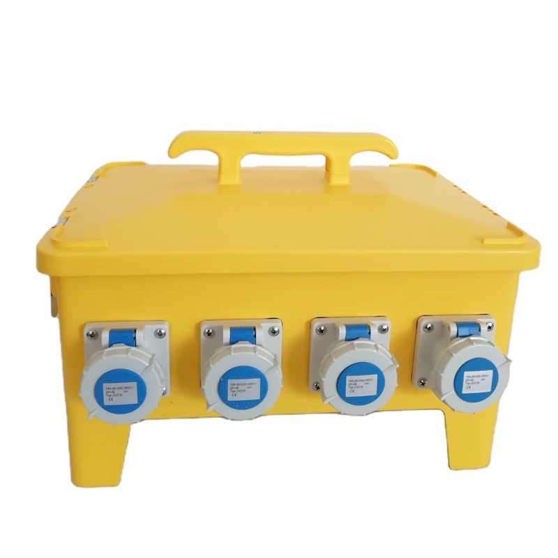 63A three phase stackable Portable power distribution box