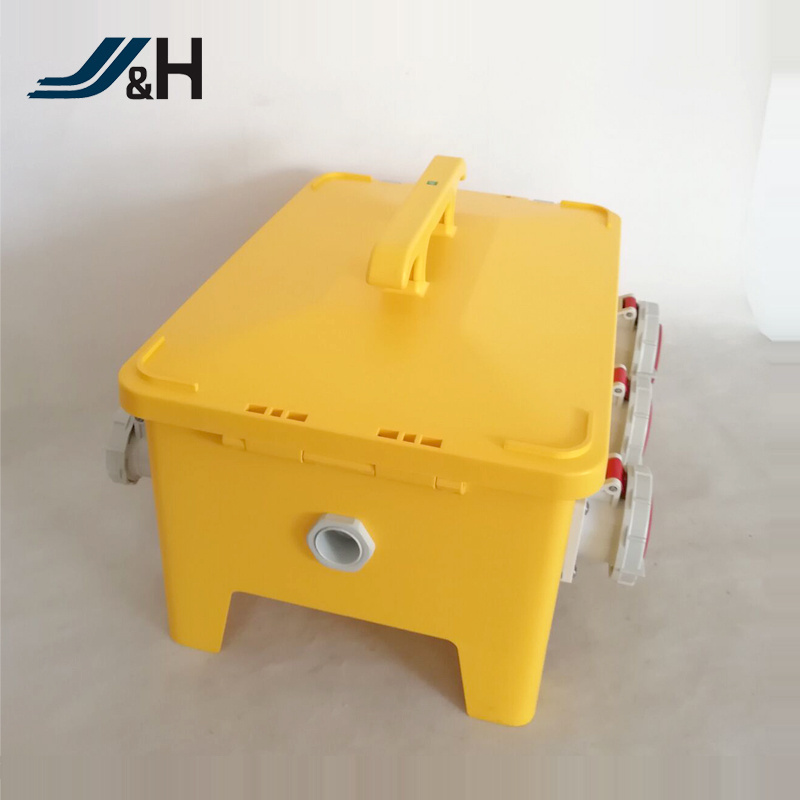 63A three phase stackable Portable power distribution box