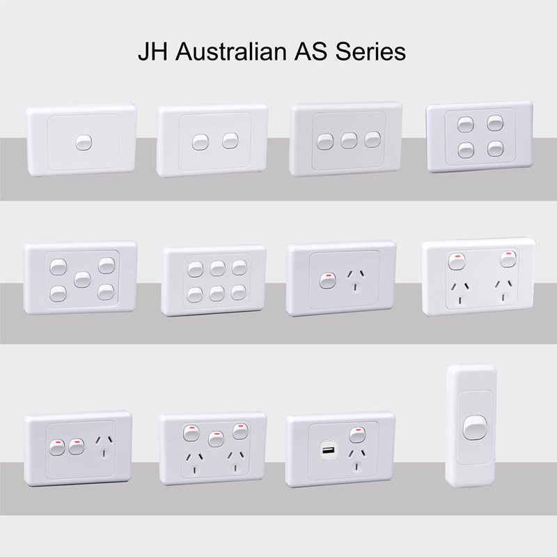 Australian Standard SAA 2 Gang 2 Way Light Wall thumb switch