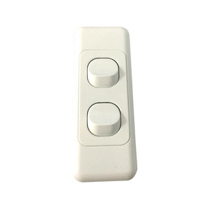 Australian Standard SAA 2 Gang 2 Way Light Wall thumb switch