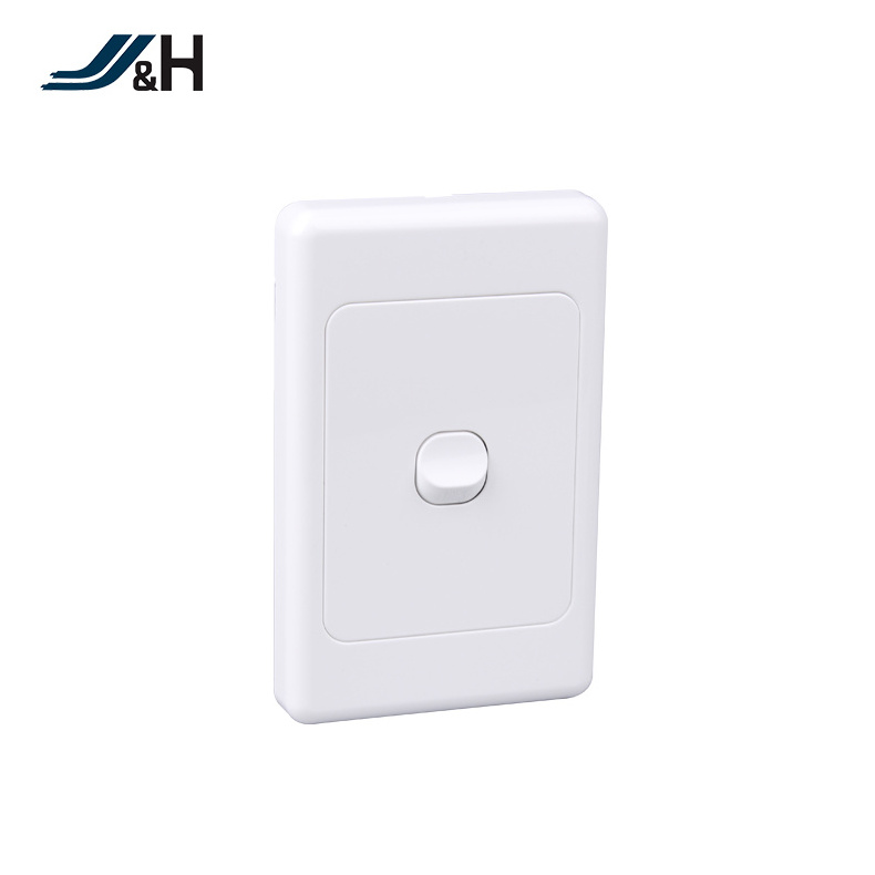 JHAS312-V Australia Standard SAA Electrical Plastic Vertical Home Wall Light Decorative 6 gang 2 way Switches