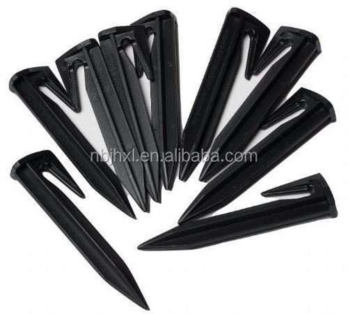 Garden Wire Black 8.5cm Pegs plastic nail