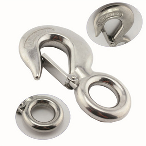 Wholesale 3 Ton Stainless Lifting round Eye Hoist  Latch Hook Kit With Safety Latch