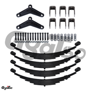 7000lbs Tandem Axle Trailer Hanger Kit with equalizer for Double Eye Springs with leaf spring