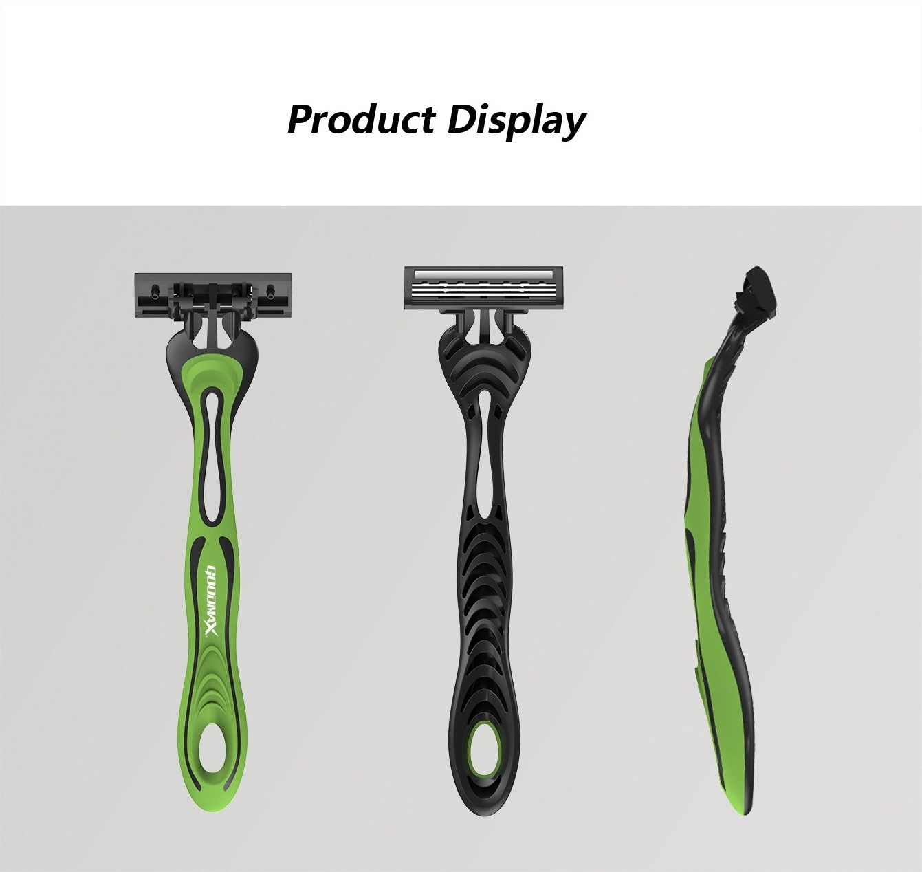 GOODMAX Hot Sale Triple Disposable Blade Razor Men Shaving Razor Set