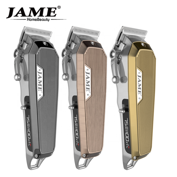 JAME JM-G500 New Side LCD Display All Metal  Design Professional Hair Clipper