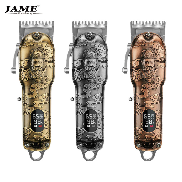 Homebeauty JM-106 Professional Mens Hair Clippers Zero Gapped Cordless Hair Trimmer with DLC blade