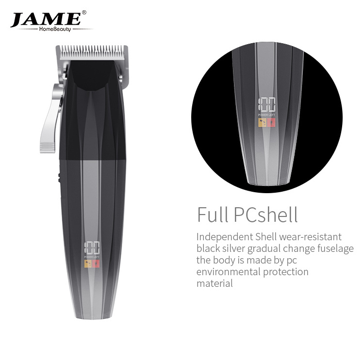 JAME JM-G10 Clipper for Men Cord/Cordless Professional Barber Hair Cutting Kit Beard Trimmer with LED Display