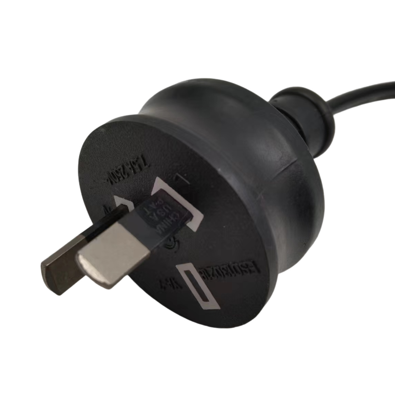 7.5A 250V Australia Plug Lamp Power Cord With Inline Button Switch