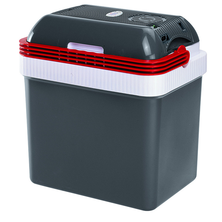 24L Portable Mini Fridge with Automatic Locking Handle Car Cooler fridge