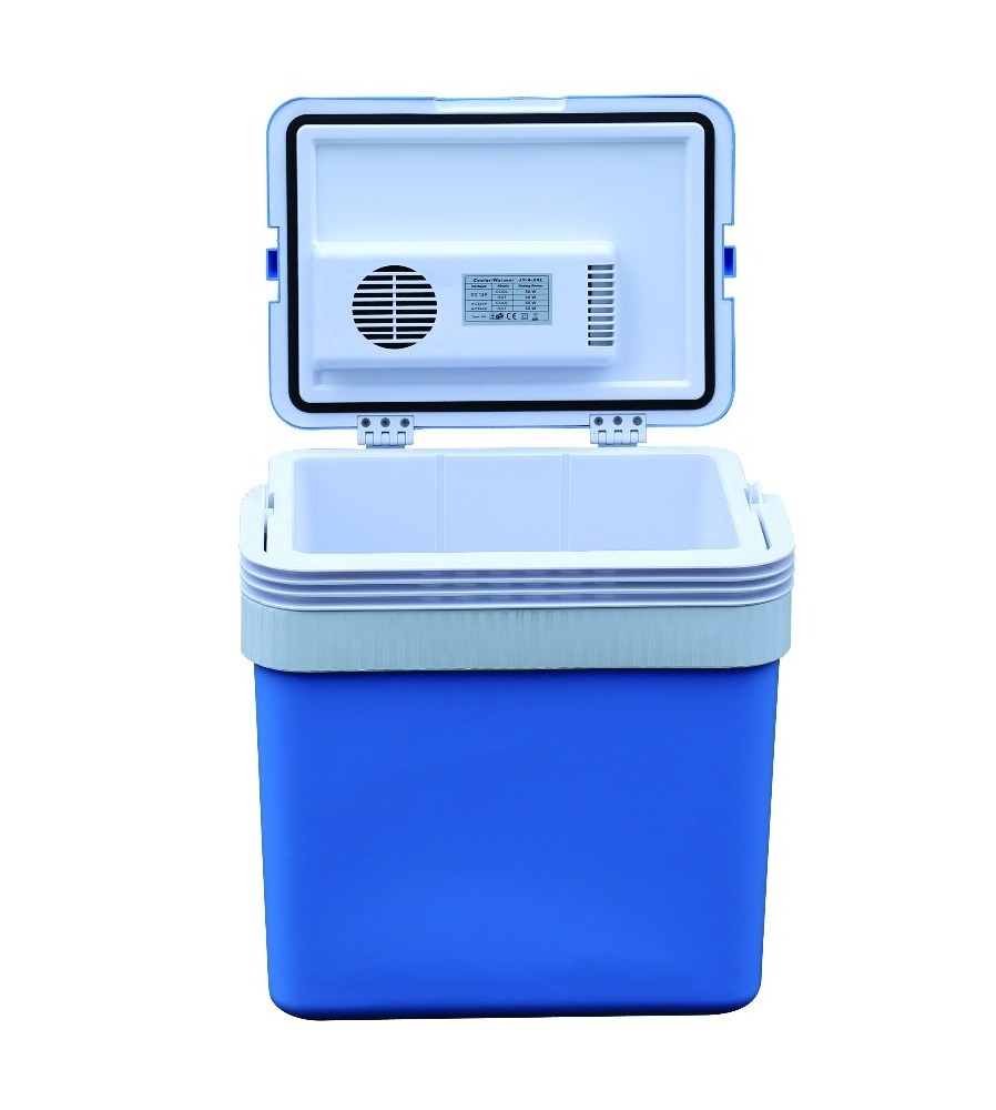 portable electric mini travel cooler coolers for car horizontal mini fridge 24L