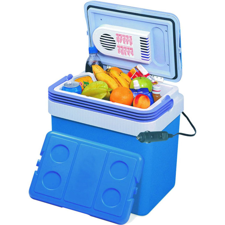 24L Portable Mini Fridge with Automatic Locking Handle Car Cooler fridge