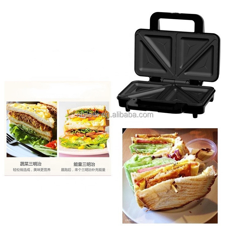 ETL Non Stick Auto Temperature Control Electric Smokeless BigSize Double Slices Detachable Grill Pan Steak Sandwich Waffle Maker