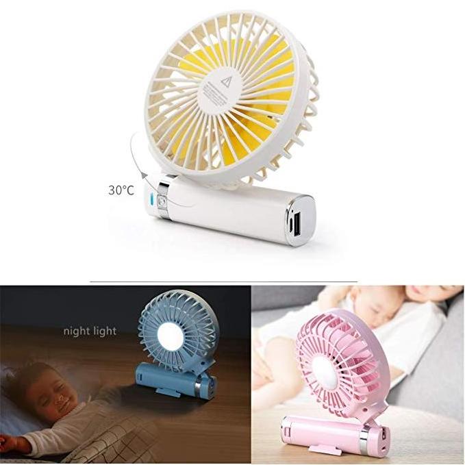 2020 Foldable CE RoHS  handheld USB rechargeable portable car electric mini fan