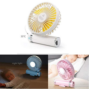 2020 Foldable CE RoHS  handheld USB rechargeable portable car electric mini fan