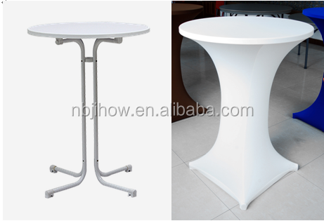 factory wholesale plastic folding cocktail table for commercial event