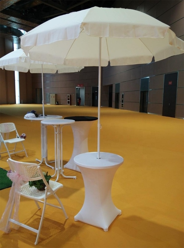 factory wholesale plastic folding cocktail table for commercial event