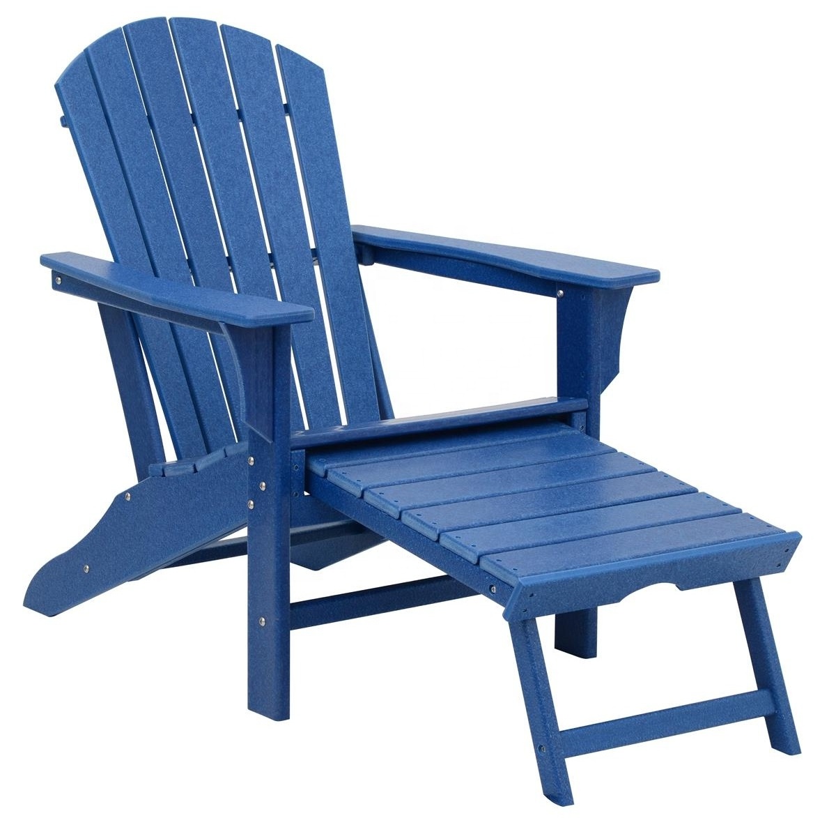 HDPE Adirondack chair beach chair garden leisure chair with Ottoman